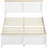 White  Full Bed Frame with Headboard