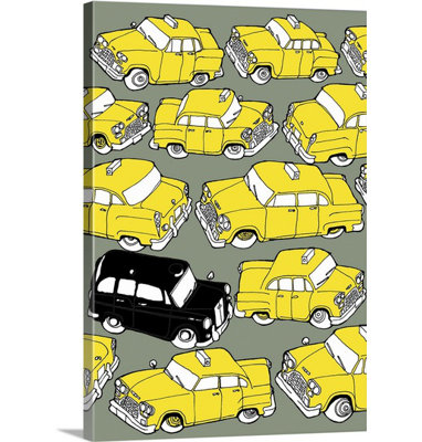 « bizarres-black cab », impression Duncan Wilson