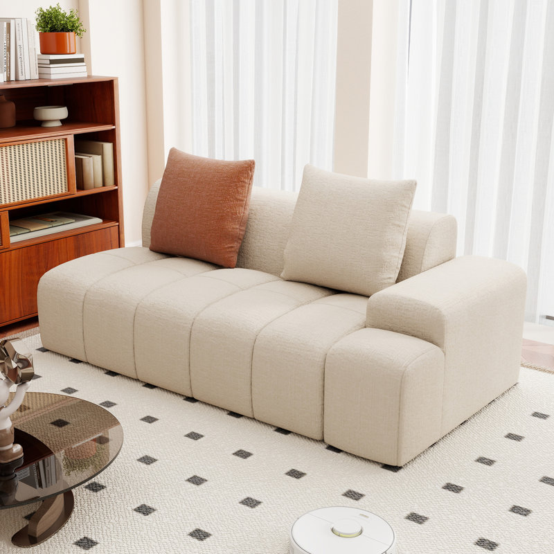 Causeuse modulaire Boneless, Beige