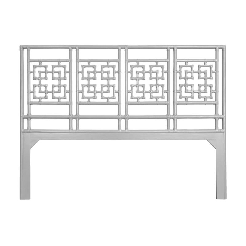 Palm Springs Bed, King,  Light Gray