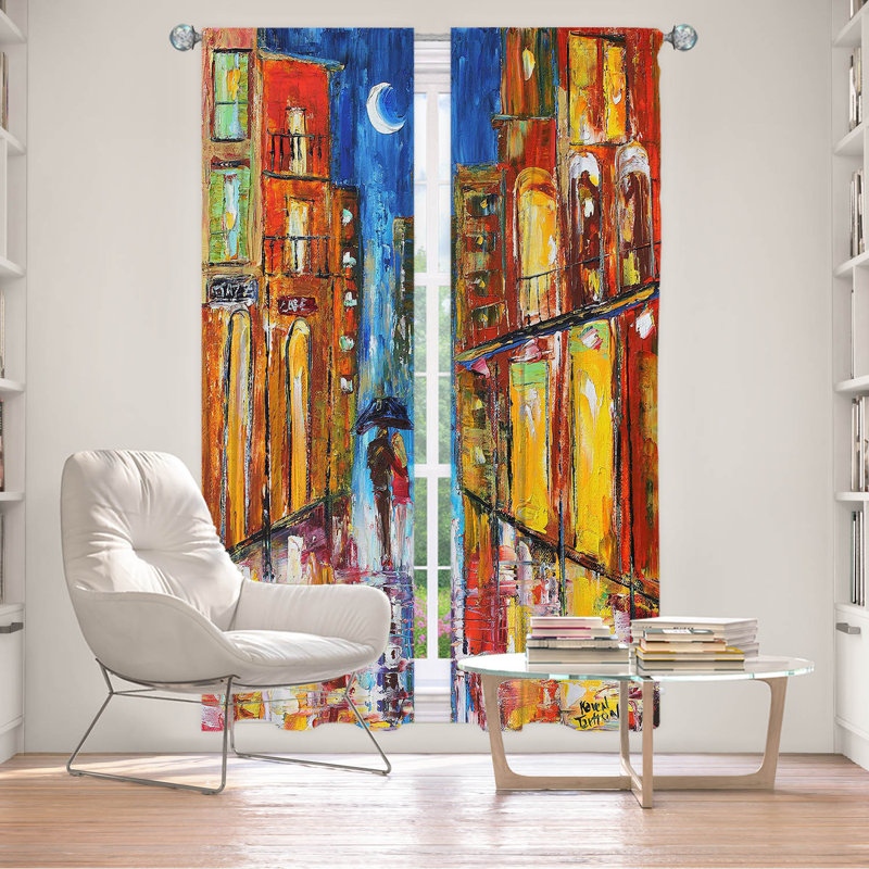 Ensemble de rideaux en polyester 2 pièces, L 20 po x L 52 po
