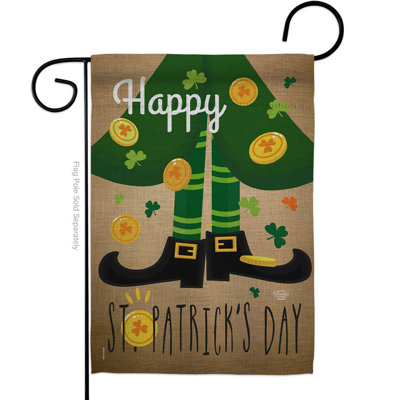 Double Sided Polyester St. Patrick's Day House Flag
