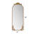 58"X24" Arched Full Body Mirror With Vintage Ornate Carved Applique On Top And Bottom, Hanging Wall Mounted Mirror, For Living Room Bedroom Retro Home Decor Mirror-851435496