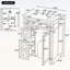 Freestanding Bathroom Storage Furniture Set