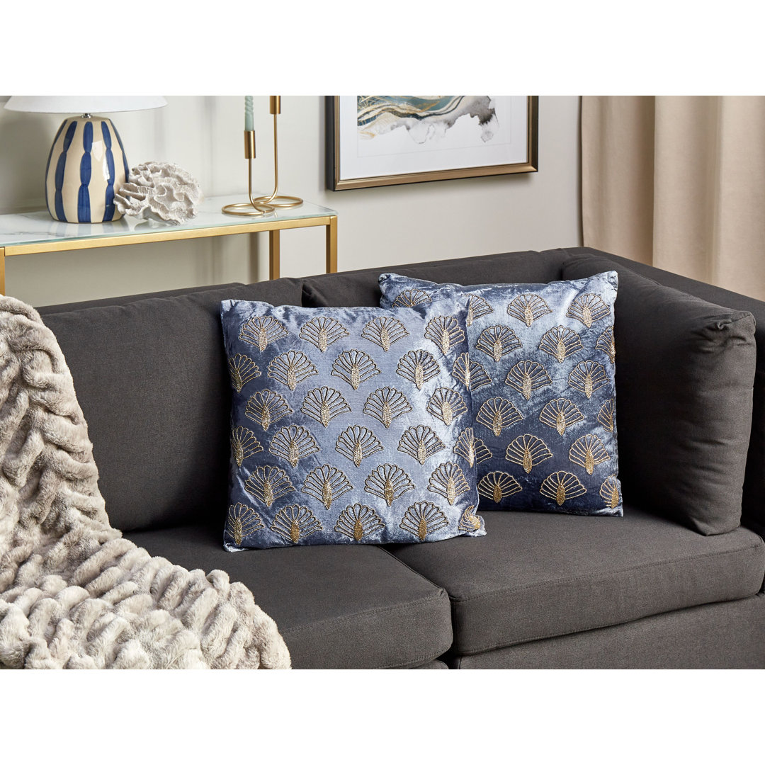 Ayedan Geometric Square Throw Cushion With Filling