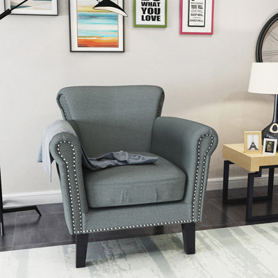 Fauteuil en polyester de 29,5 po Hannon