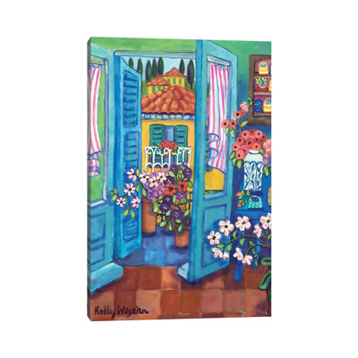 " View By My Terrace " by Holly Wojahn Painting Print