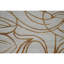 Hand Knotted Linen Abstract Area Rug in White/Beige-1976287651
