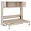 Lit escamotable avec armoires de rangement-1040743910