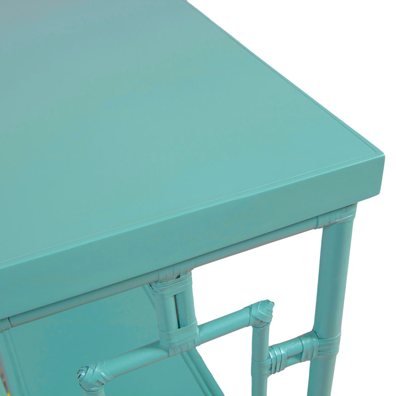 Sobe 60'' W Console Table, Turquoise
