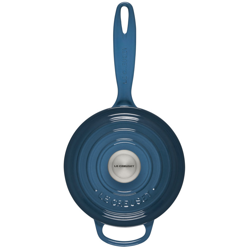 Le Creuset Enameled Cast Iron Saucepan with Lid, 1.75 qt., Shallot