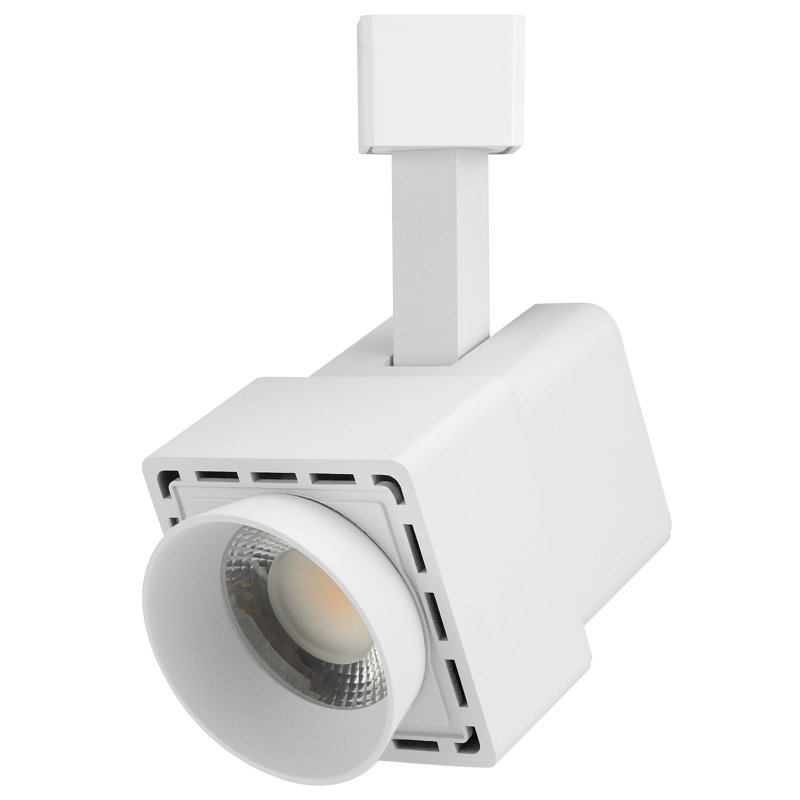 LED dimmable 3 wire track head. 3 wattage setting 10W, 15W, 20W. 5 kelvin color temprature 27K,3K,3.5K,4K,5K. Also come with a 36 and 55 degree len for different beam spreads