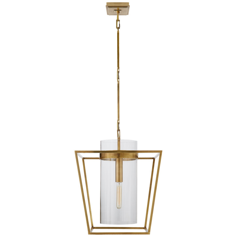 Ian K. Fowler Presidio Small Lantern, Rubbed Antique Brass