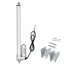 12V Linear Actuator, 12 Inch Stroke IP65 Waterproof Linear Actuator, 675lbs/3000N 0.2"/s Motion Actuators with Mounting Bracket for Solar Trackers, Industrial Machinery, Door Opener