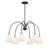 Orestis 6-Light Chandelier in Matte Black-92329461