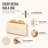 Slim 2-Slice Space-Saving Toaster, Oatmeal-130325391