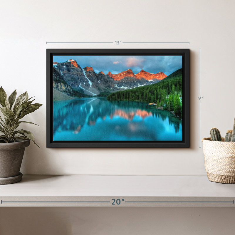Nature «Tranquil Moraine Lake», H 13 po x l 9 po