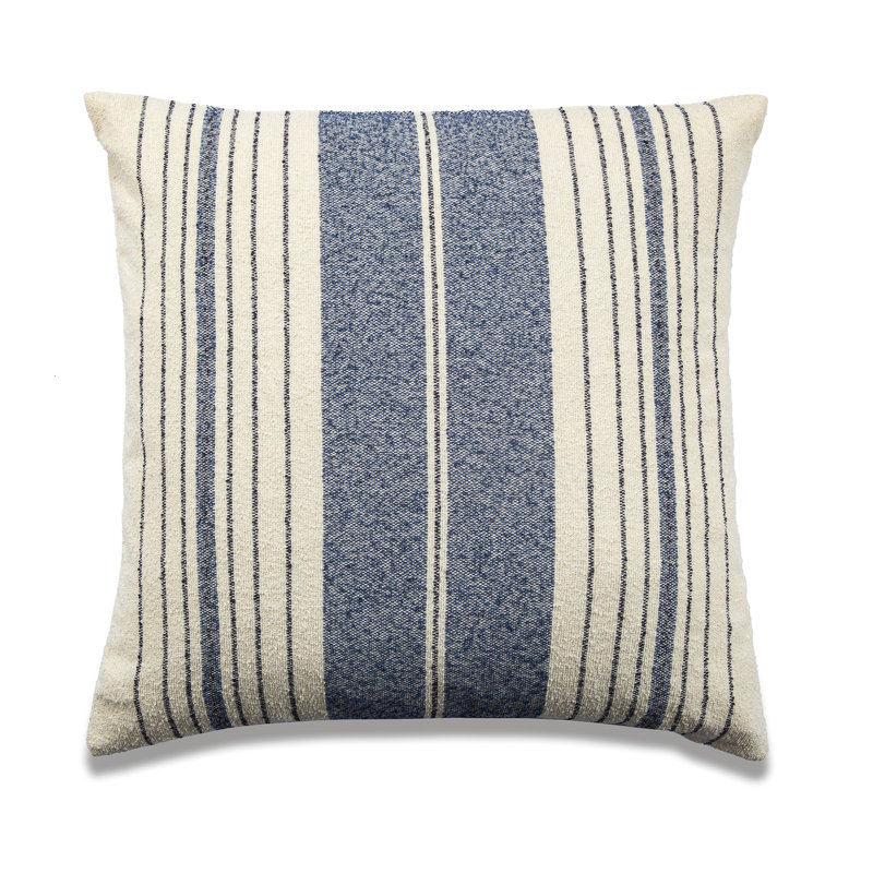 Housse de coussin et insert My Cottage Living, Polyester/ Bourre en polyester, Bleu