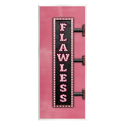 " Flawless Retro Lights Sign "
