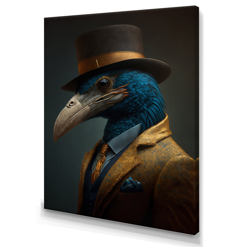 Mafia Eagle - Impression sur toile, H 20 po x l 12 po x P 1 po, Toile tendue
