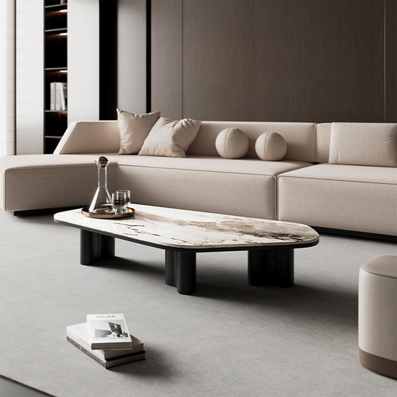 Table basse Pentagon, H 11,81 po x L 47,24 po x l 23,62 po
