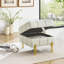 Repose-pieds en cuir avec rangement-504838544