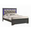 5 Pc Tufted Upholstery LED Bedroom Set-2060329440-2060329446