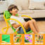 Chaise berçante Platports - Bascule pour enfants d'extérieur / d'intérieur avec structure en acier, 3 à 5 ans