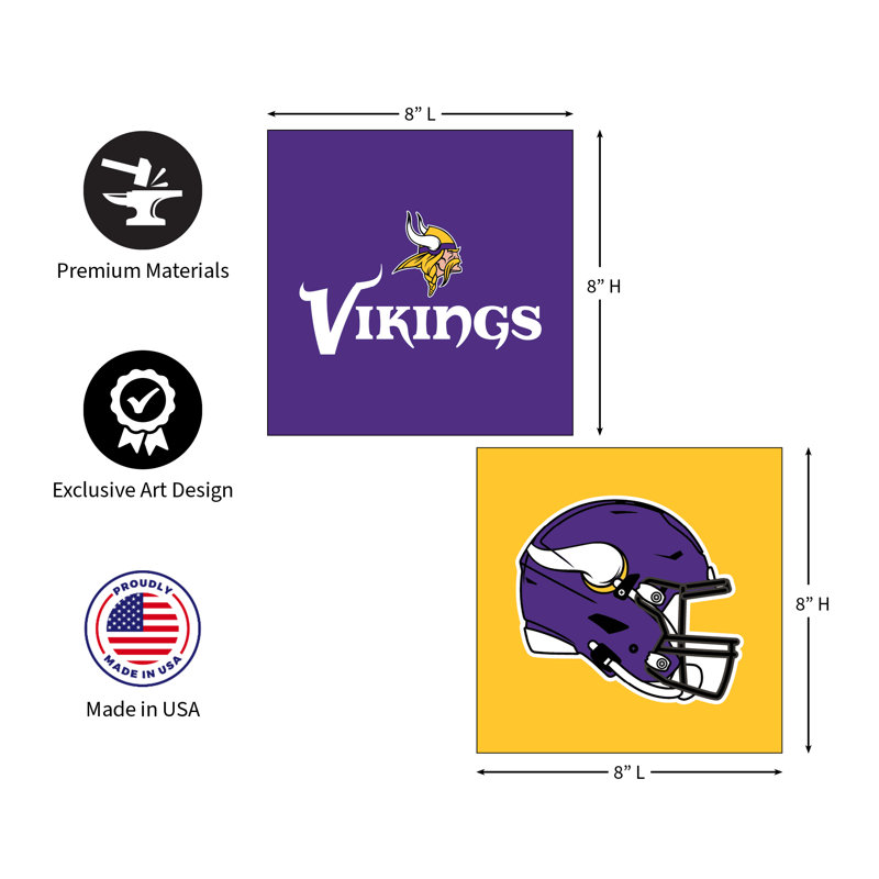 " Minnesota Vikings " 2 - Pieces