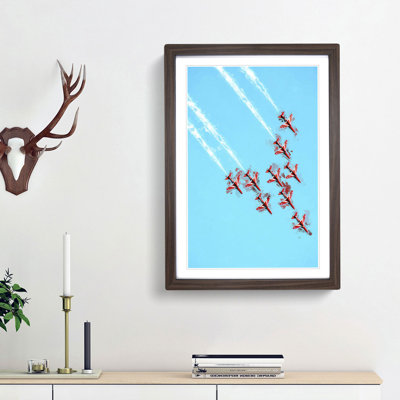 Fighter Jet Air show - Framed Print