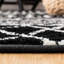 Tapis noir / ivoire à motif géométrique Cobos-1854513864