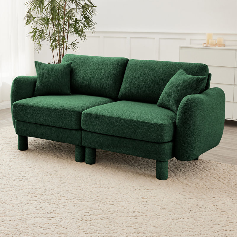 Canapé modulaire Boucle, Vert