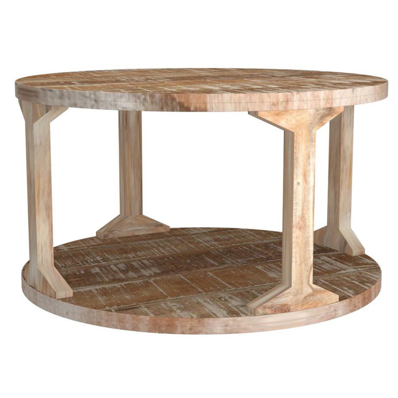 Bingham Solid Wood Coffee Table, Natural