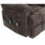 Fauteuil inclinable électrique Brown Power Lift avec chauffage et massage