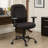 Piny Rolling Oversized Swivel Chair, Adjustable, Black, 400Lbs