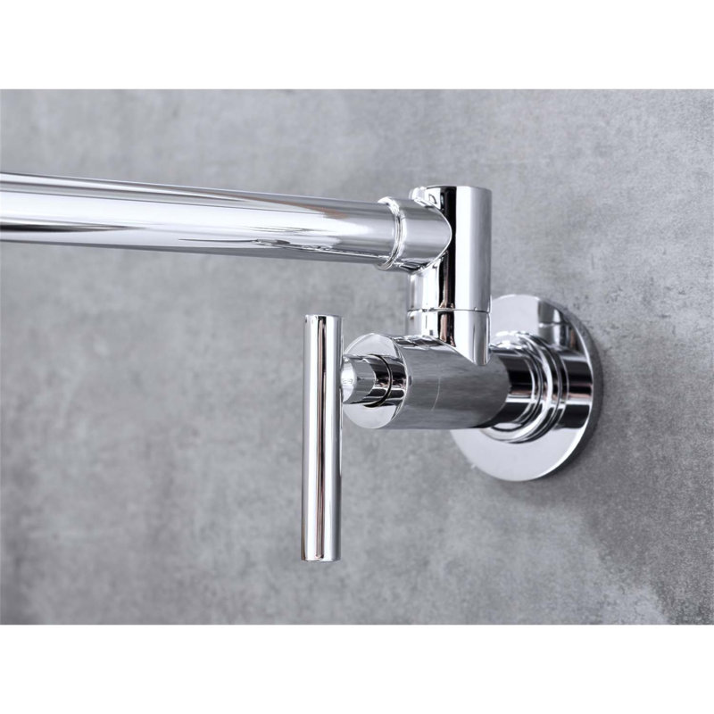 Robinet remplisseur mural, Chrome chrome