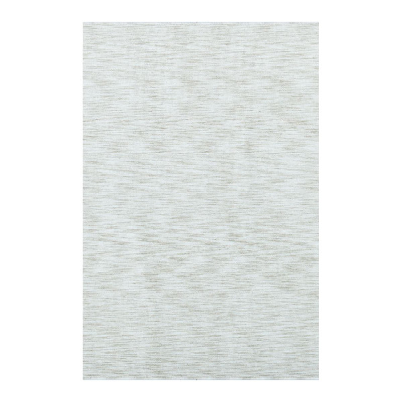 Moor Tonal Textured Modern Plush, Cream Alabaster Washable Area Rug – Coda Collection , Rectangle 5'3" x 7'3", Beige
