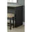Two-Tone Design Transitional Black 3pc Dining Set
