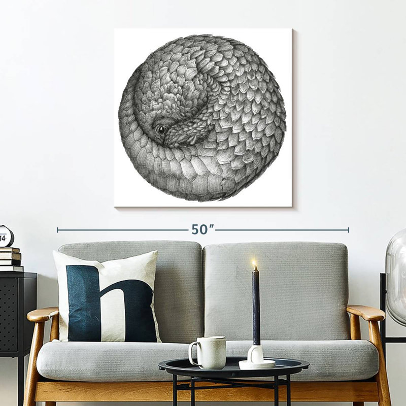 Boule de pangolin Brampt, H 30 po x l 30 po