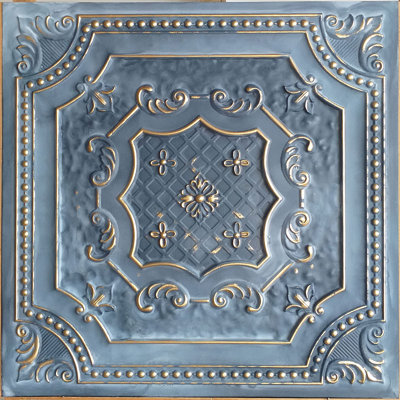Elizabethan Shield 24'' L x 24'' W Textured PVC Ceiling Tile