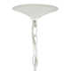 2 Light Metal Dimmable Globe Chandelier
