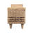 Calne Upholstered Wicker Bench