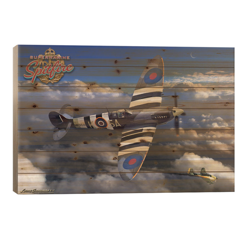Spitfire, H 18 po x l 26 po x P 1,5 po