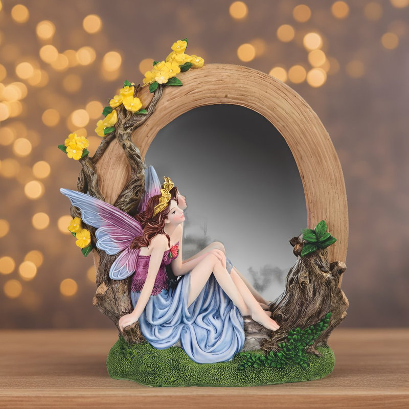 9.75"H Fairy Mirror