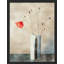 «Daisy Flower In Vase Watercolor Pastel Red» sur papier-98266509-98266511