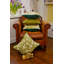 Choe Floral Green Square Floor Cushion Cover