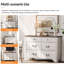 Commode décorative 6 tiroirs. Commode double en bois 47,2 po-116980914