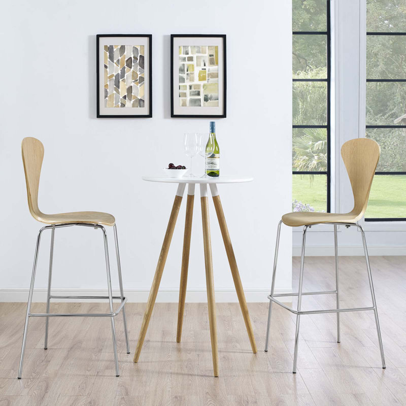 Coupland 3 Piece Counter Height Dining Set, Natural