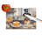 Border Terrier Fall Kitchen Pumpkins Glass Cutting Board Large