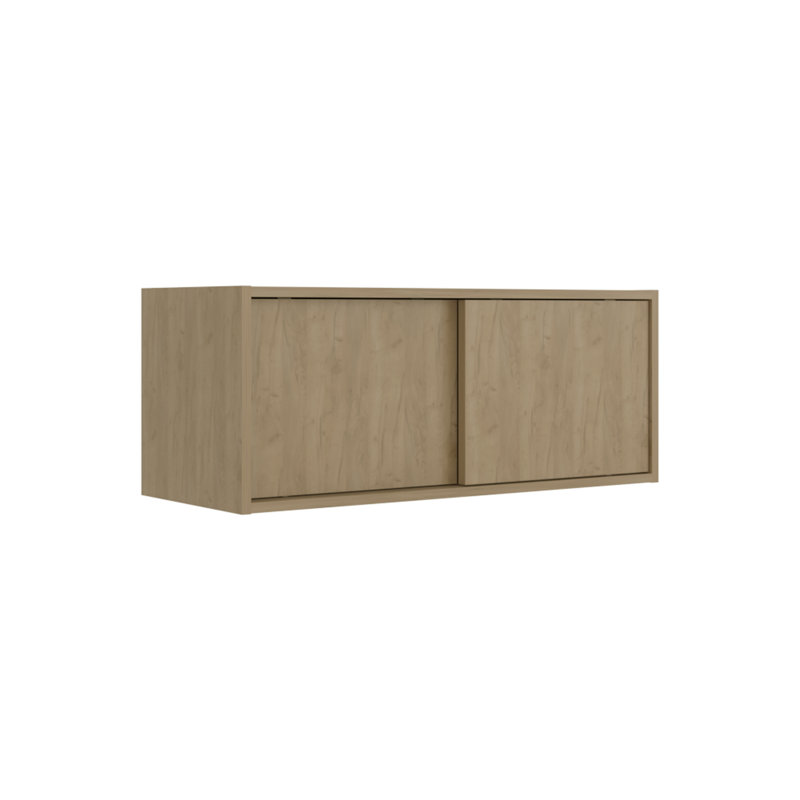 Armoire de rangement murale Note de 32 pouces de large avec portes coulissantes, option de rangement mural compact pour l'organisation de la chambre à coucher, du bureau, du salon ou du garage